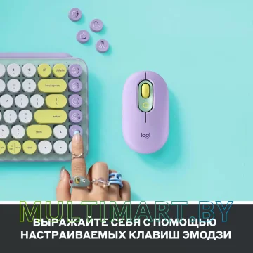 Клавиатура Logitech Pop Keys Daydream картинка 3